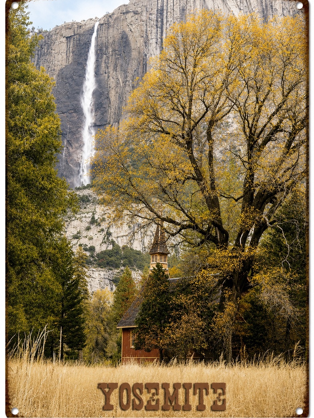 NEW Yosemite National Park Metal Sign